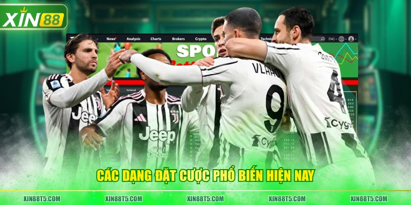 Các dạng đặt cược phổ biến hiện nay