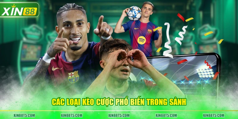 Các loại kèo cược phổ biến trong sảnh