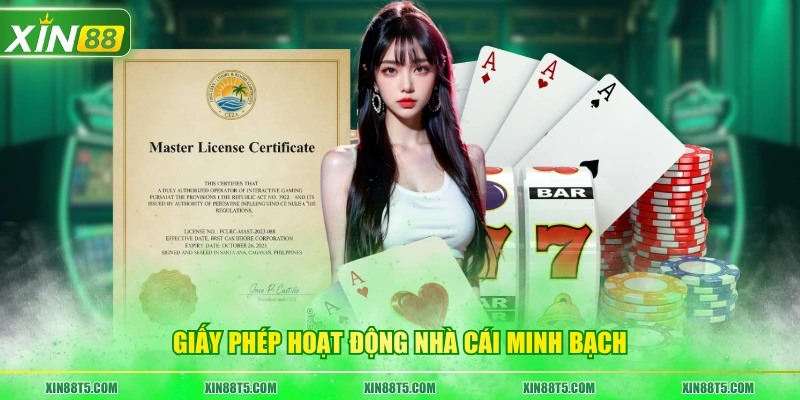 Giấy phép hoạt động cổng game minh bạch