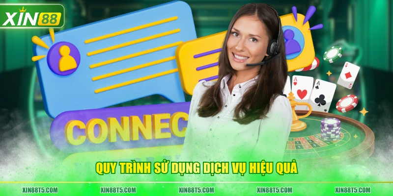 Quy trình sử dụng dịch vụ hiệu quả