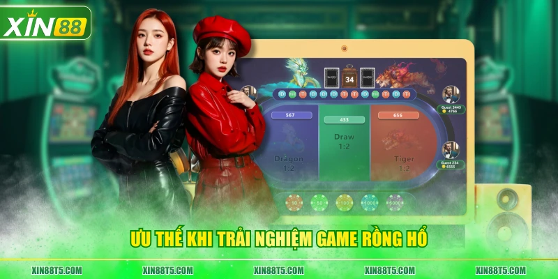 Ưu thế khi trải nghiệm game Rồng Hổ